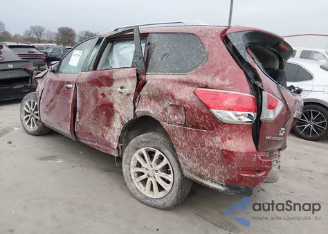 2013 Nissan Pathfinder Sv z USA, uszkodzony, nr VIN 5N1AR2MN5DC609595